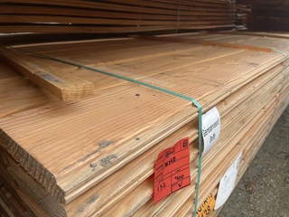 Ca. 132x Douglas wisselsponning, 18x190mm, lengte 400cm